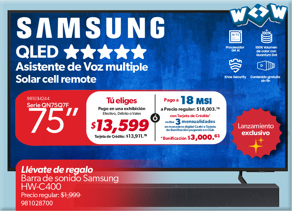 Pantalla 75 pulgadas