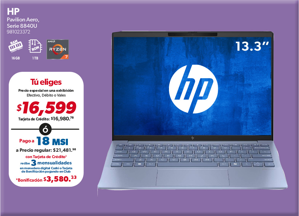 Laptop Pavilion Aero