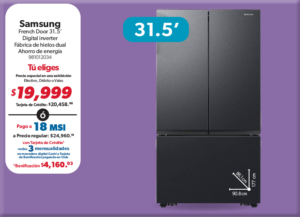Refrigerador fabrica de hielos dual