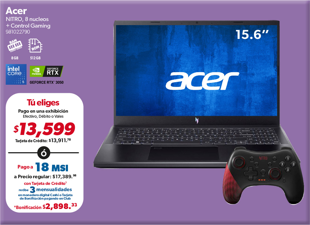 Laptop nitro mas control