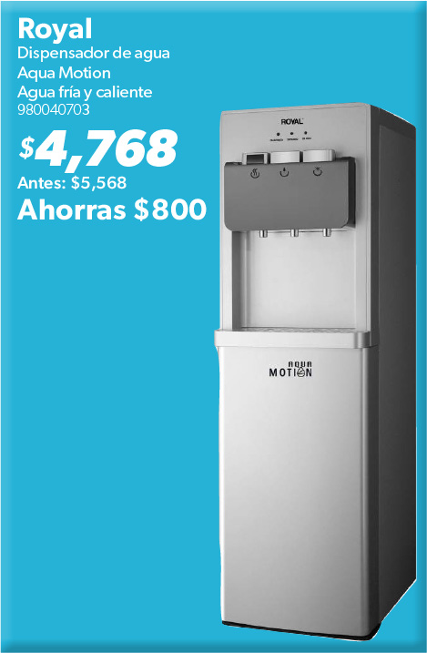 Dispensador de agua fria y caliente
