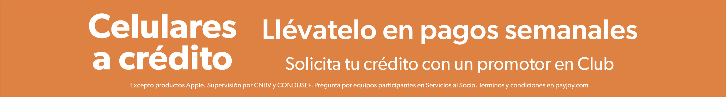 Compra tu celular a Credito con Payjoy