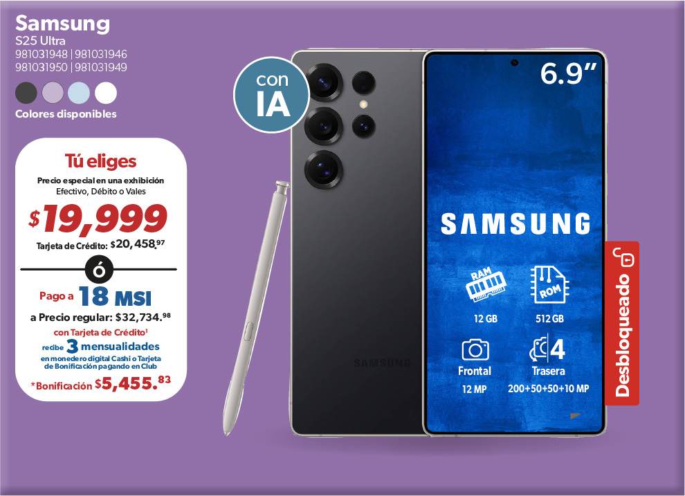 Smartphone Galaxy S25 ultra