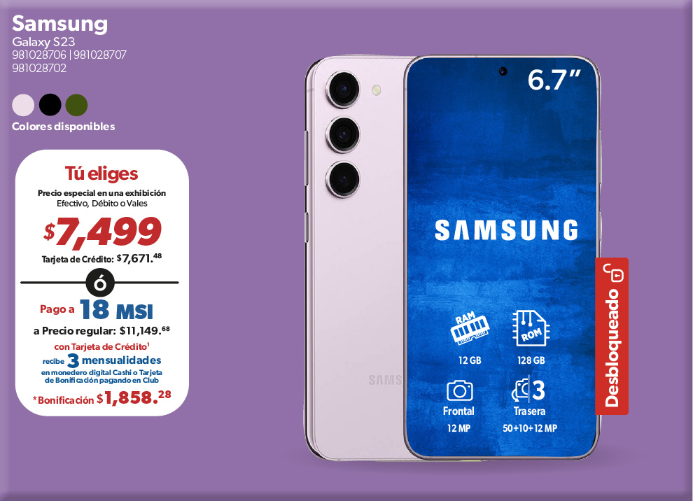 Smartphone Galaxy S23