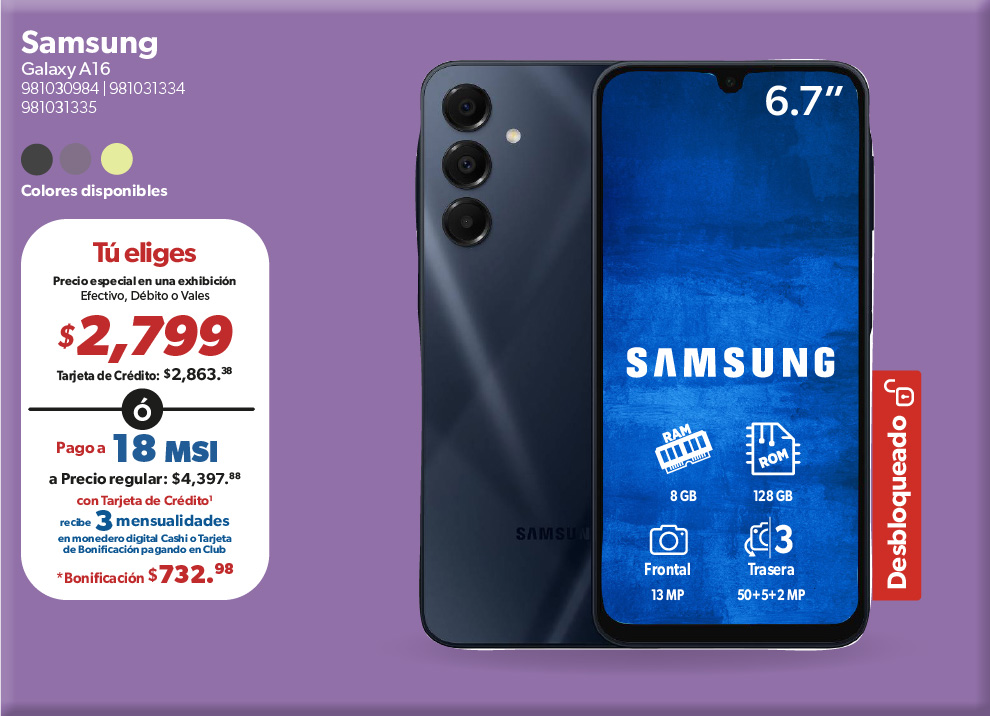 Smartphone Galaxy A16