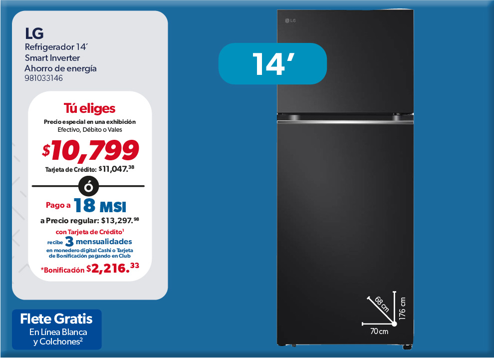 Refrigerador 14 pulgadas