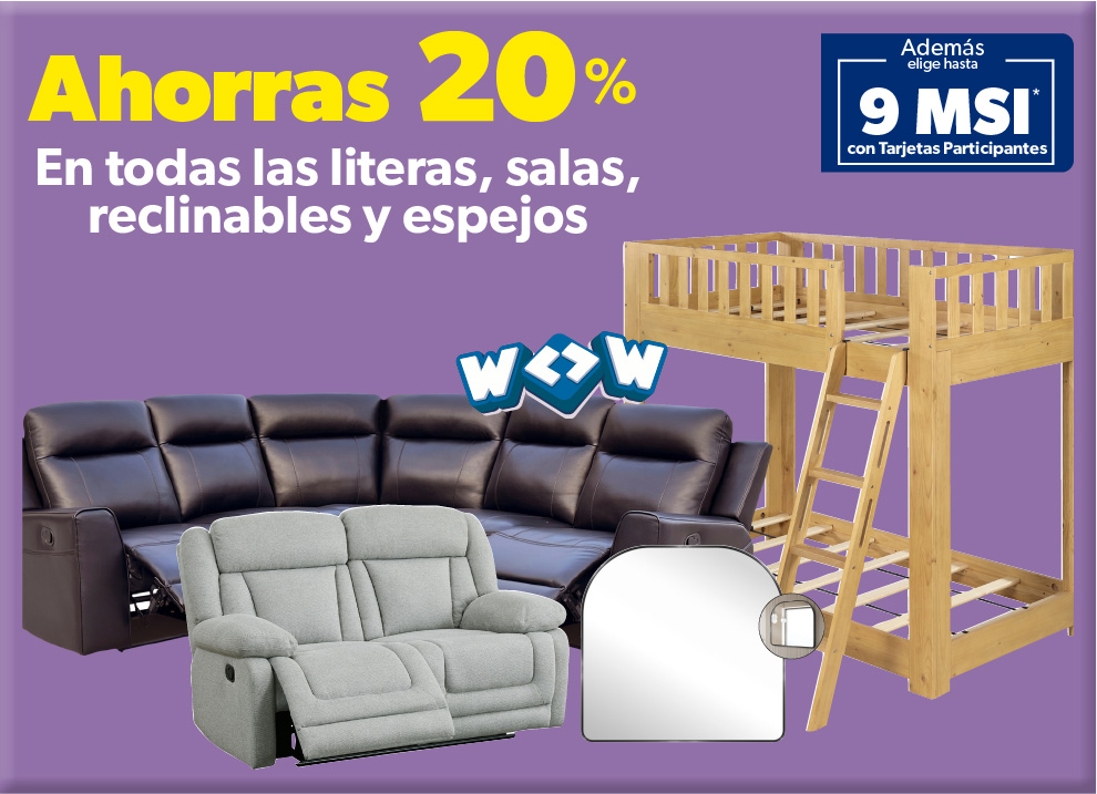En todas las literas salas reclinables y espejos