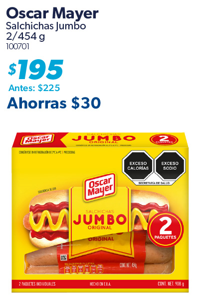 Salchichas jumbo