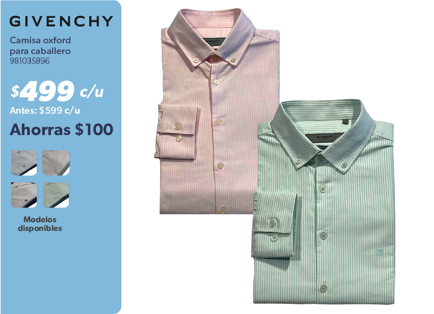 Camisa oxford para caballero