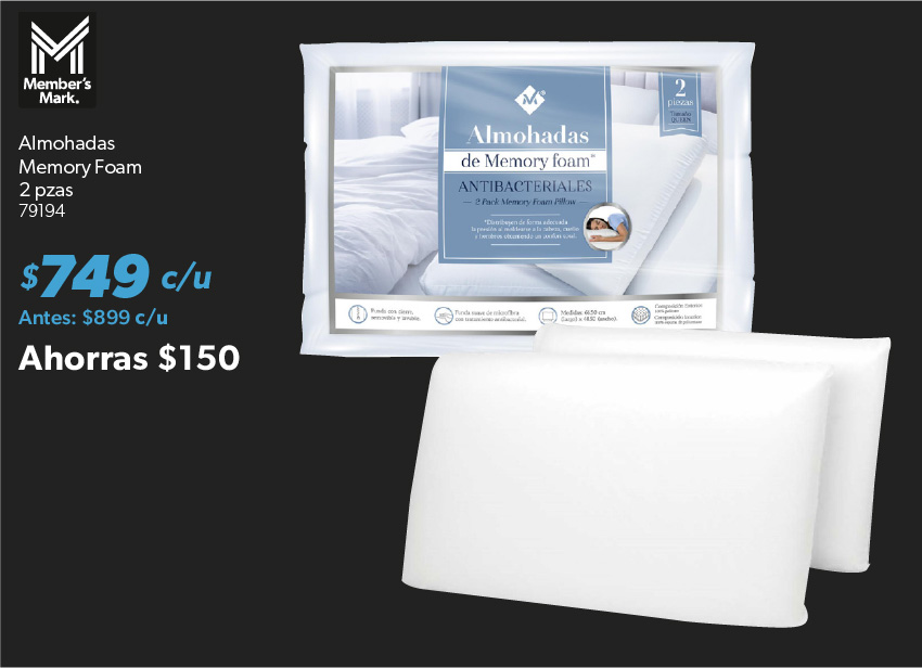 Almohadas memory foam