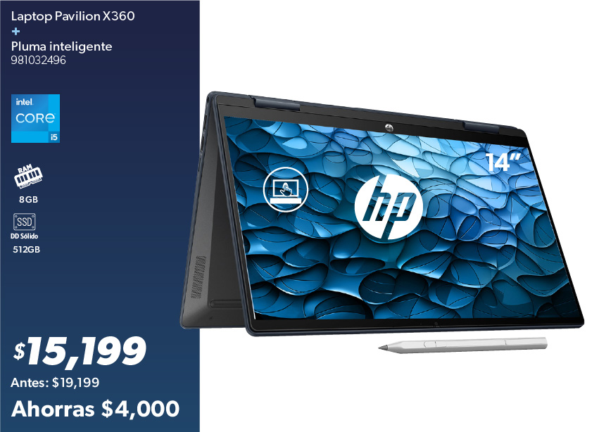 Laptop mas pluma inteligente