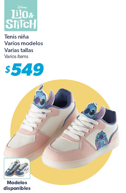 Tenis nina varios modelos