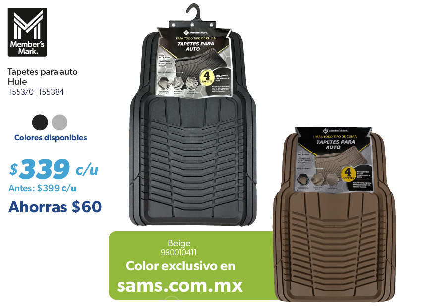 Tapetes para auto de hule