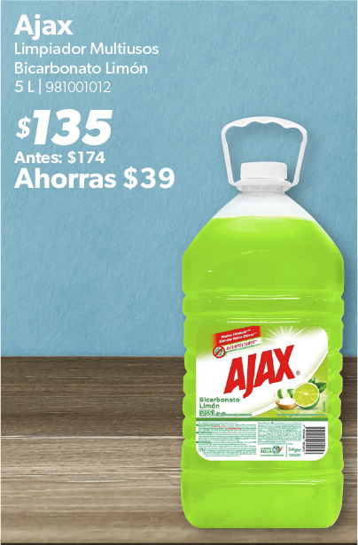 Limpiador multiusos bicarbonato limon