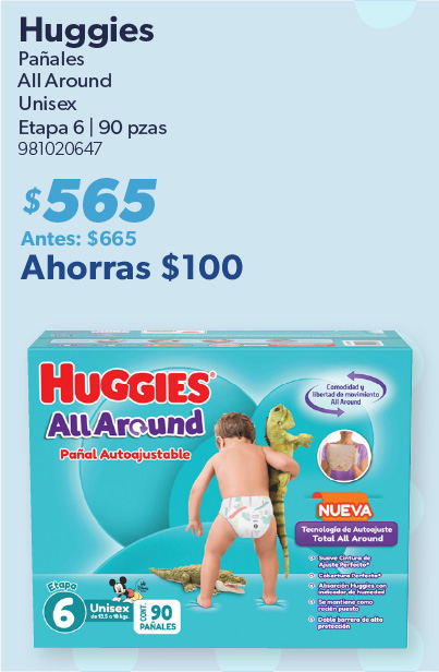 Panales unisex etapa 6