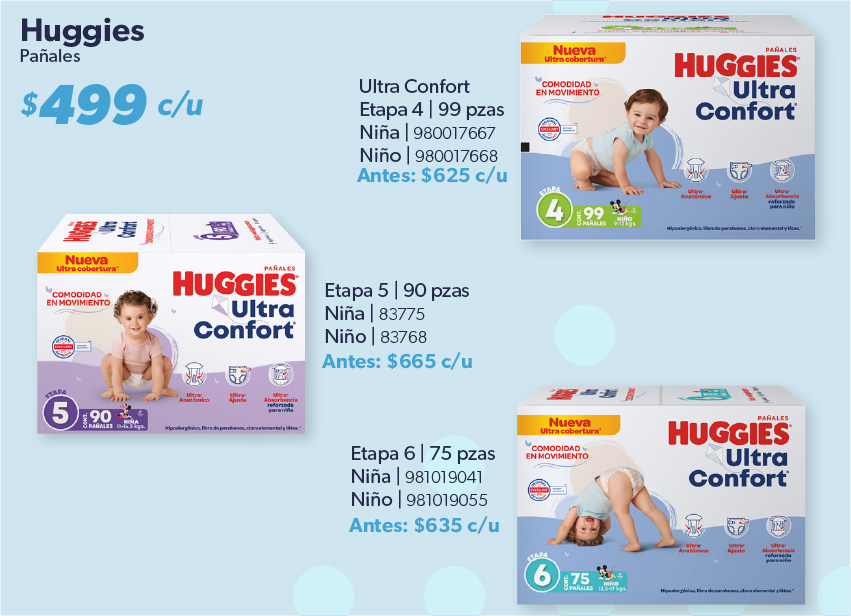 Panales ultra confort varias etapas