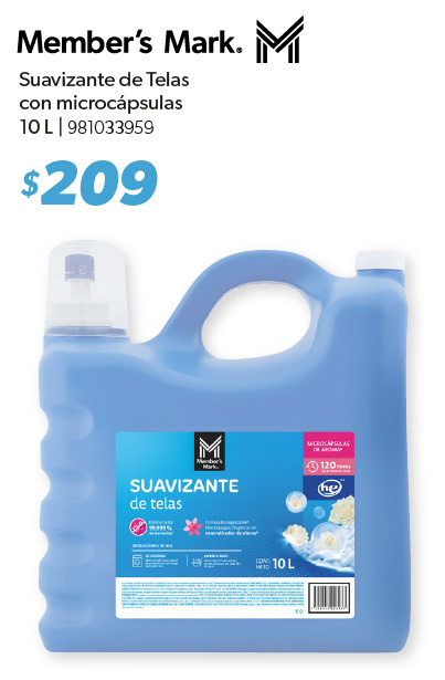 Suavizante de telas con microcapsulas