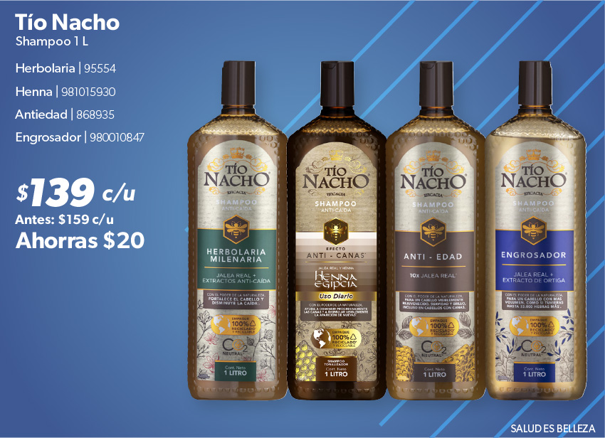 Shampoo herbolaria henna antiedad