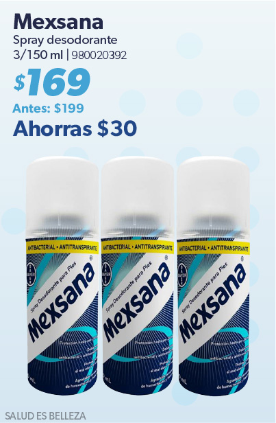 Spray desodorante