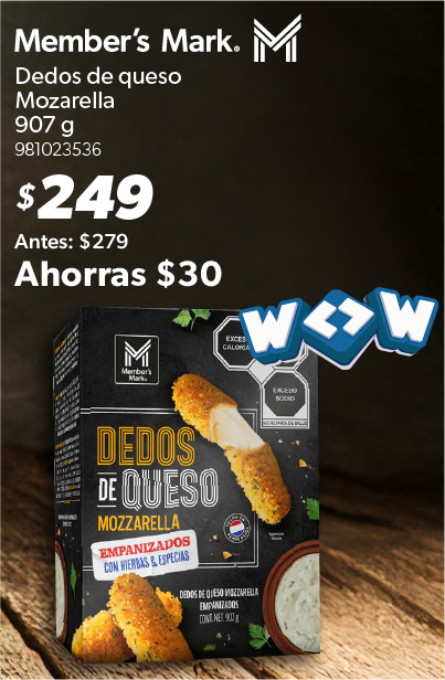 Dedos de queso mozzarella