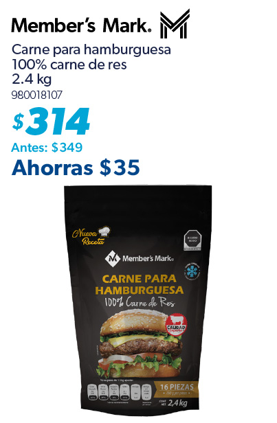 Carne para hamburguesa 
