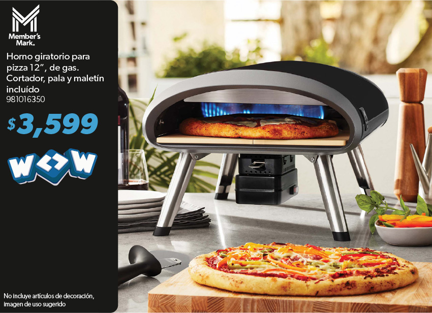 Horno giratorio para pizza