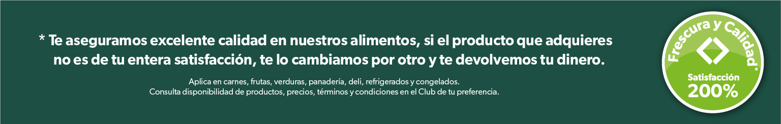 Frescura y calidad satisfaccion 200
