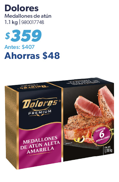 Maedallones de atun