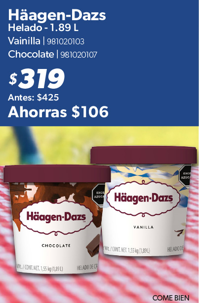 Helado vainilla chocolate