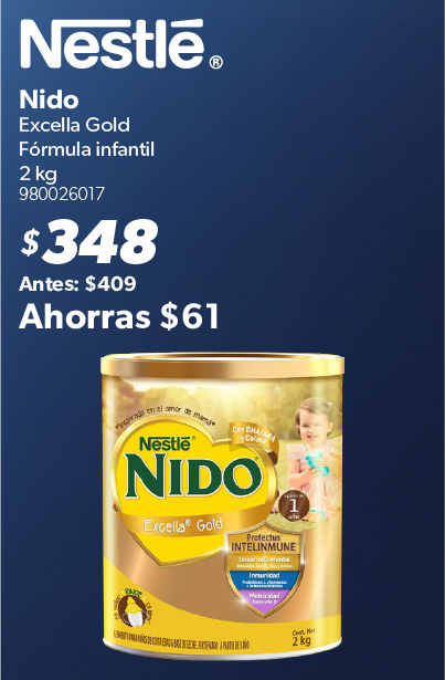 Formula infantil excella gold