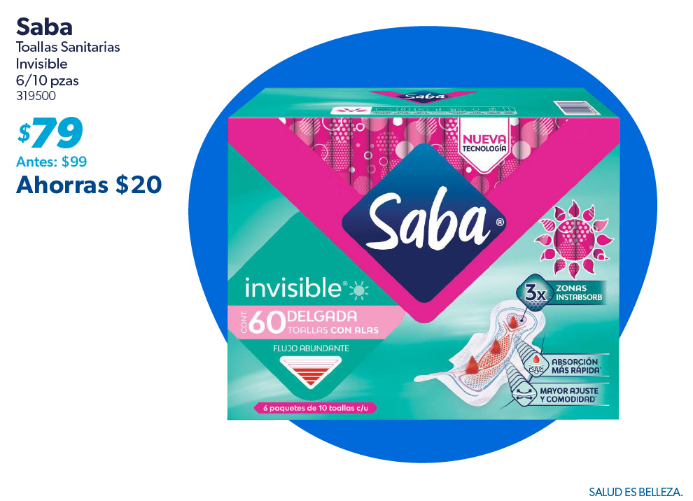 Toallas sanitarias invisible