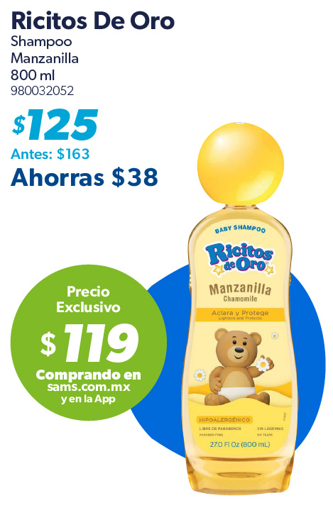 Shampoo manzanilla