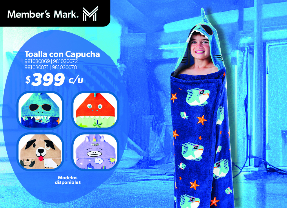 Toalla con capucha