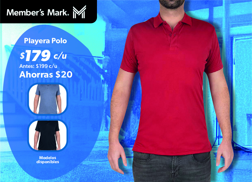 Playera polo caballero