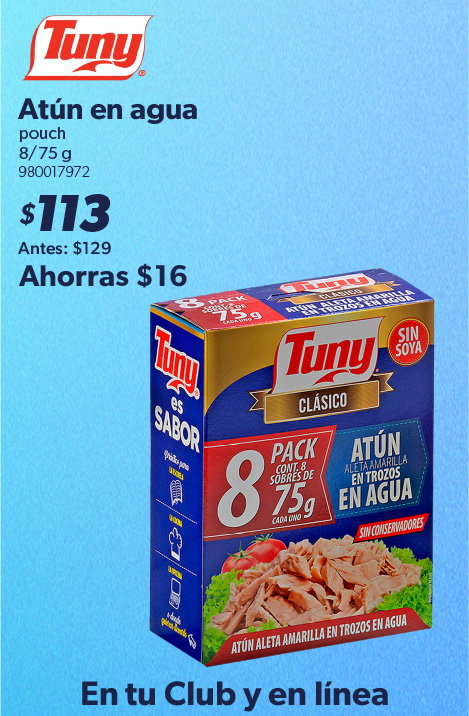 Atun en agua