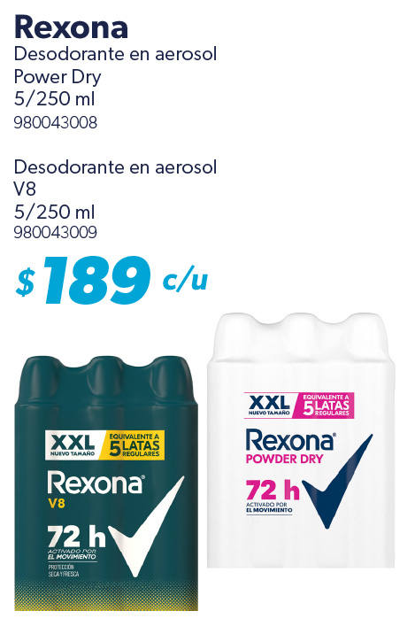 Desodorante en aerosol power dry