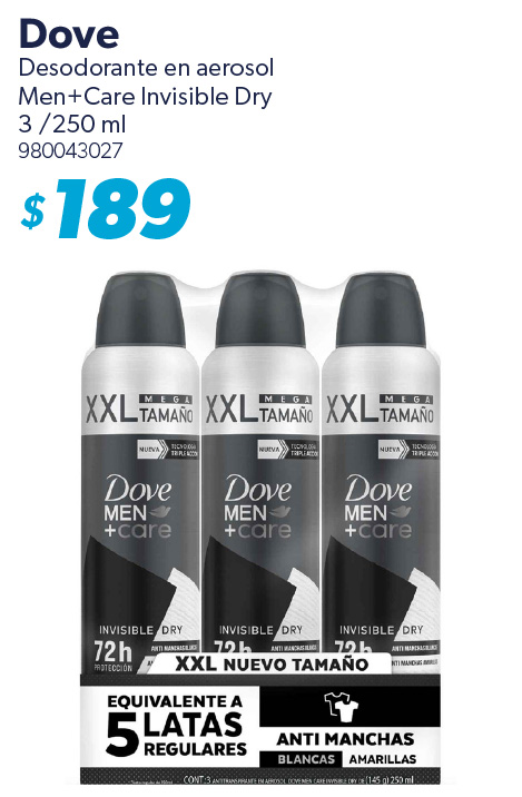 Desodorante en aerosol men care