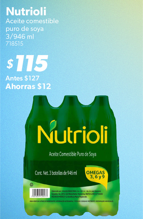 Aceite comestible puro de soya