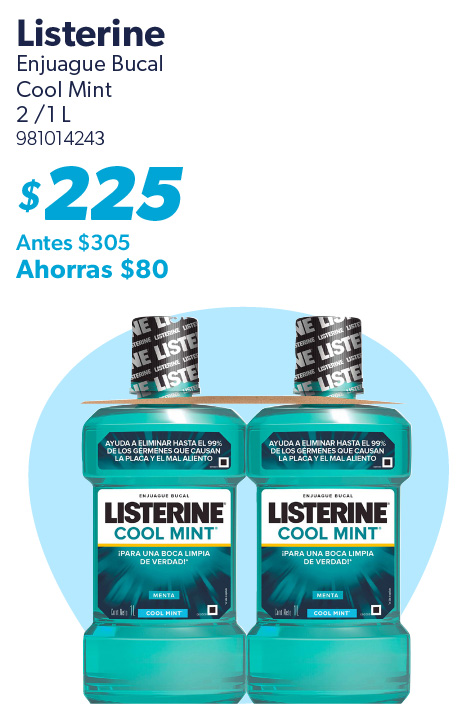 Enjuague bucal cool mint