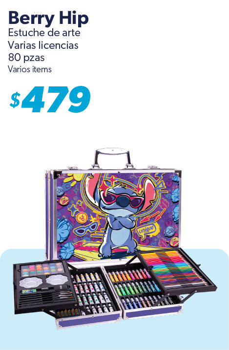 Estuche de arte varias licencias