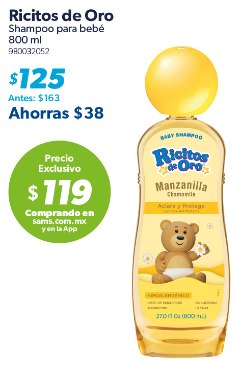 Shampoo para bebe