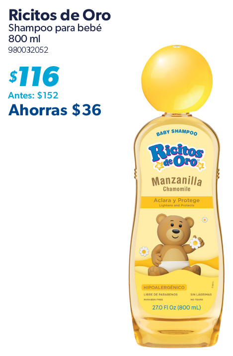 Shampoo para bebe