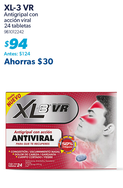 Antigripal con accion viral