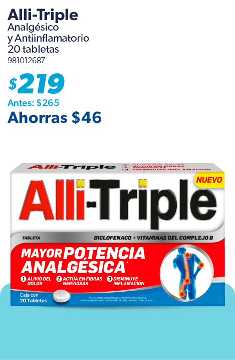 Analgesico y antiinflamatorio