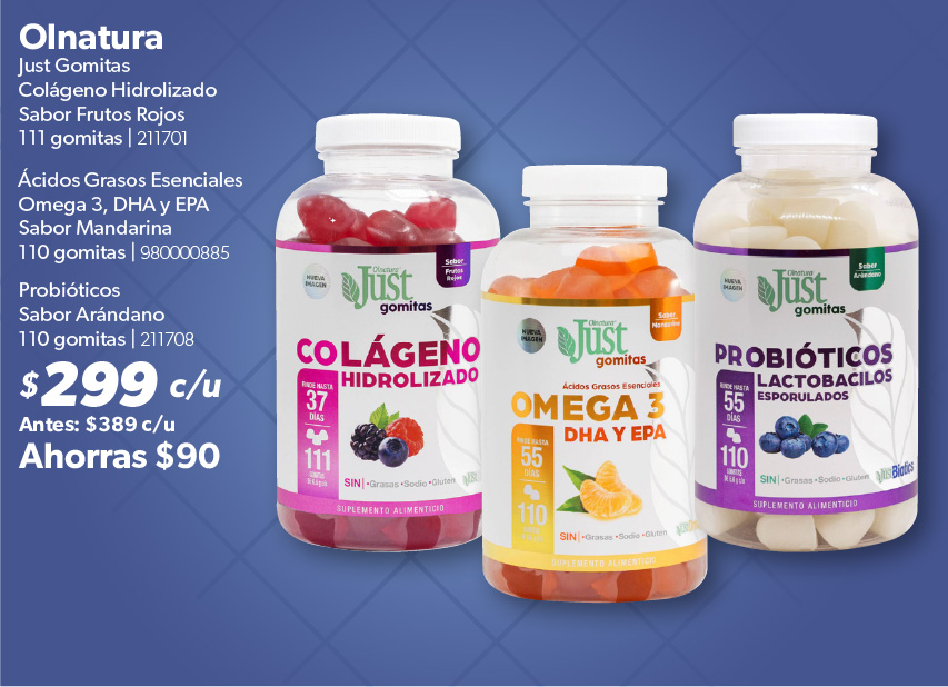 Colageno acidos grasos probioticos