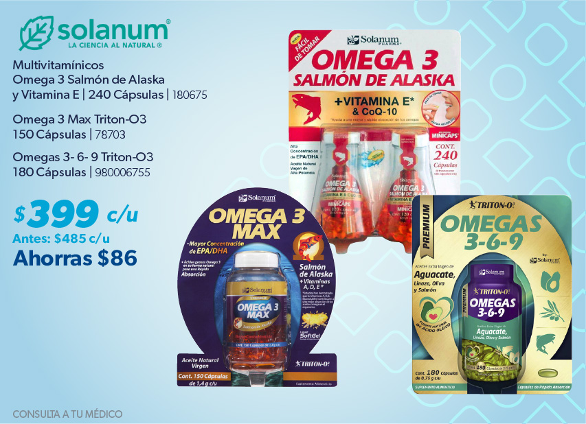 Multivitaminicos omega 3