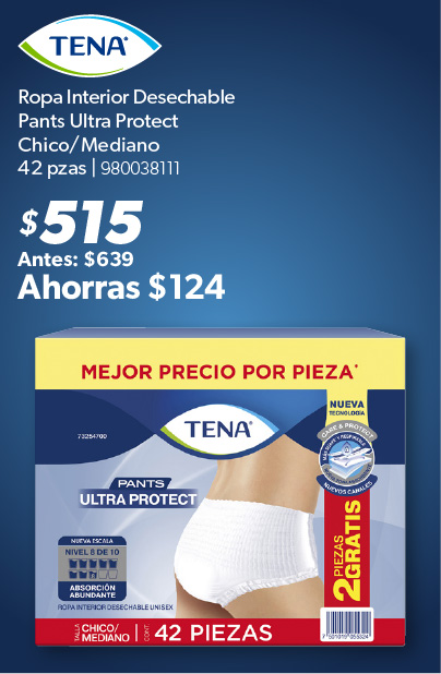 Ropa interior desechable chico mediano