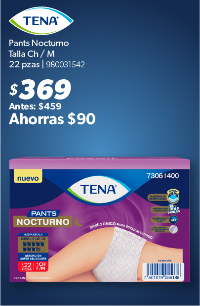 Pants nocturno chico mediano