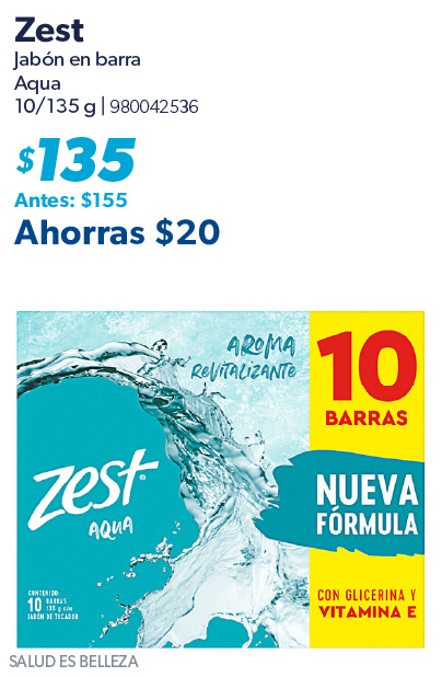 Jabon en barra aqua