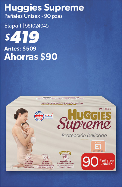 Panales unisex etapa 1